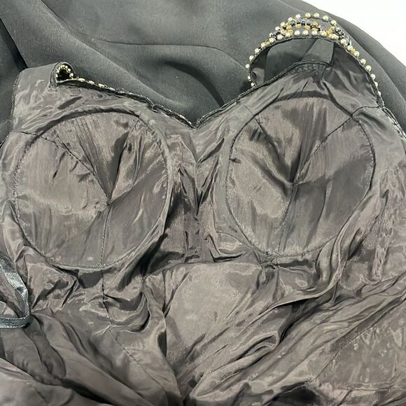 NWOT Alyce Designs Vintage Sequin Prom Party Beaded Dress.  Size 8 M medium - Picture 11 of 14